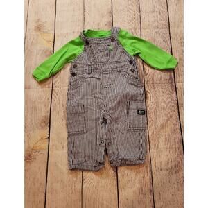 Carter's Boy 2Pc Striped Overalls 9M